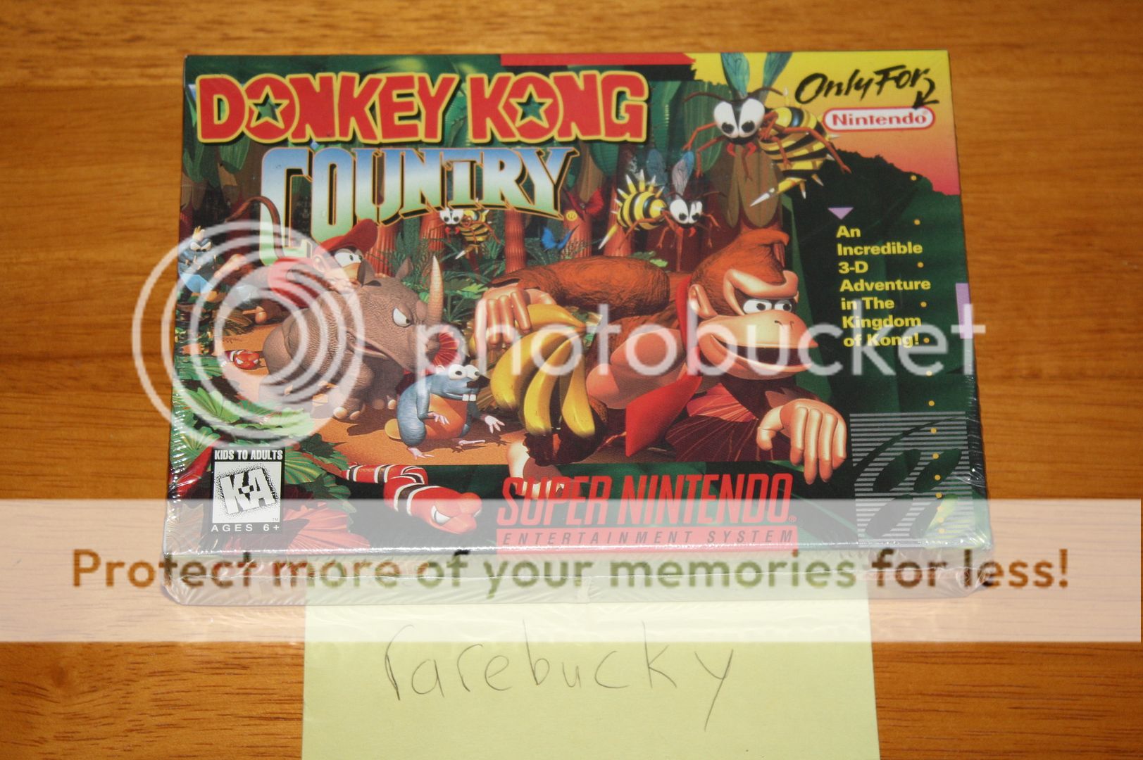 Donkey Kong Country (Super Nintendo SNES) NEW SEALED FIRST PRINT VSEAM NM! 45496830359 eBay